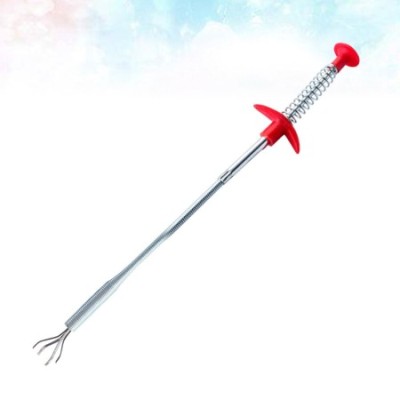 Household Sink Drain Dredge Pipeline Stick Hook Chain Kitchen Bathroom Hair Cleaning Tool Spring dredging